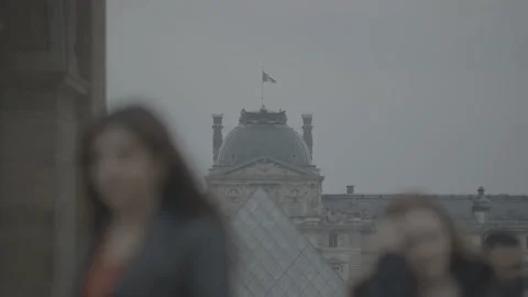 Paris, Louvre 2 Stock Footage 228823318