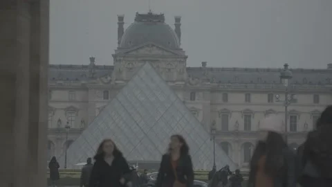 Paris, Louvre Stock Footage 228823321