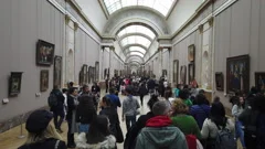 People Walking Inside the Louis Vuitton Foundation in Paris · Free