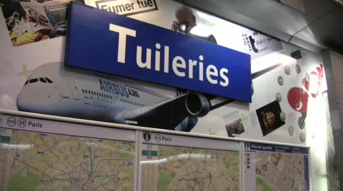 Paris metro 14 Stock Footage 282831