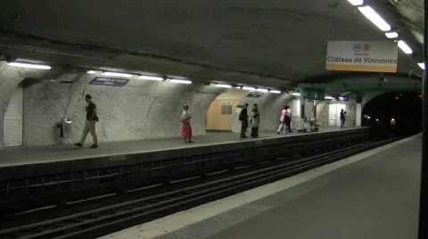 Paris metro 2 Vídeo Stock 282836