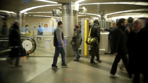Paris metro 40. Stock Footage 998143