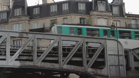 PARIS METRO LINE 6 Stock Footage 220741008