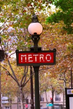 Paris metro Stock Photos