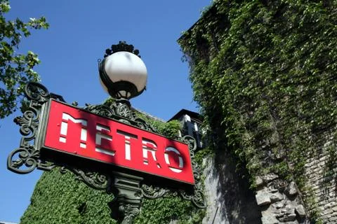 Paris metro 写真素材
