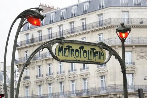 Paris Metro Stock Photos