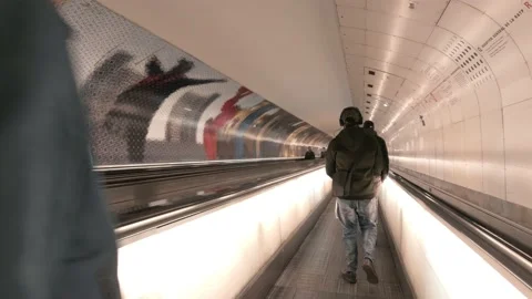 Paris Metro underground Video stock 172112747