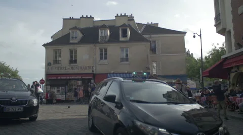 Paris Montmartre Stock Footage 56059622