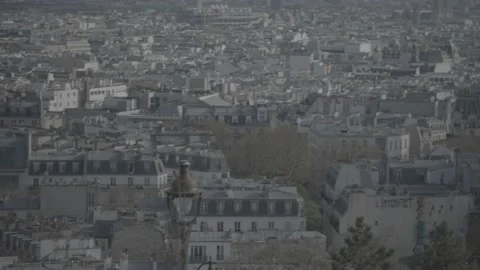 Paris, Montmartre panoramic view 2 Stockbeeldmateriaal 228823340
