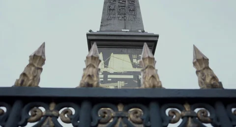 Paris monument in the foreground. Stock Footage 68509621