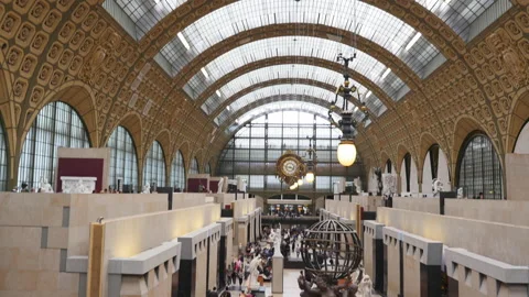 Paris - Musee d'Orsay Interior Vidéo 140745448