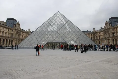 Paris Museum Louvre Stock Photos