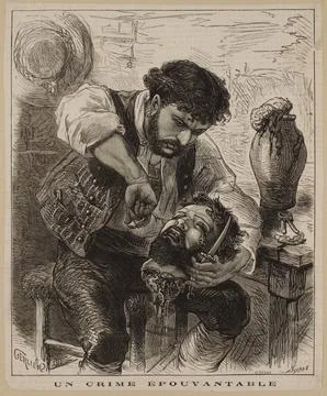 Paris Museums, An appalling crime Stock Photos