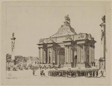 Paris Museums, Arc de Triomphe of the Faubourg Saint-Antoine built in 1670 to th Foto stock