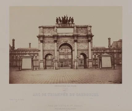 Paris Museums, Arc de Triomphe du Carrousel, 1st arrondissement, Paris Foto stock