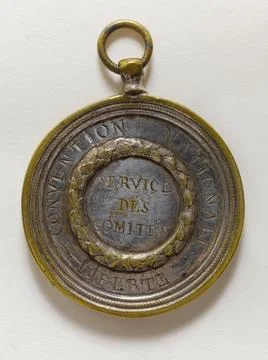 Paris Museums, Badge of function of the agents of the Committee of the Committee Stockfoto's