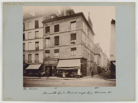 Paris Museums, Building, At the corner of the 46 rue de Sevres and 86 Rue Vannea Stock Photos