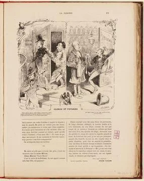 Paris Museums, Clerics and knobs Foto stock