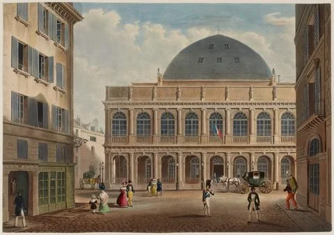 Paris Museums, Comical opera. Fotos Stock