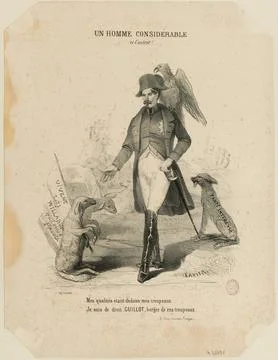 Paris Museums, A considerable man and happy! (IT) Stock Photos
