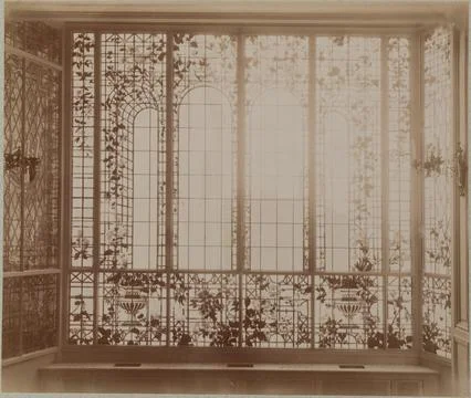 Paris Museums, Decorative elements Stock Photos