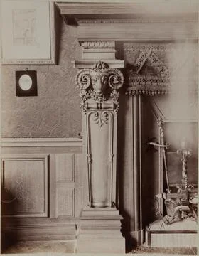 Paris Museums, Decorative elements Stock Photos