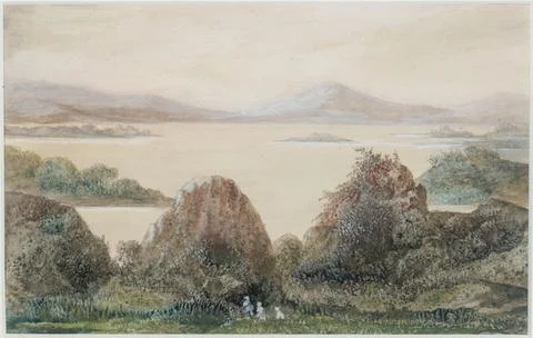 Paris Museums, Dendrite, imaginary landscape Foto stock