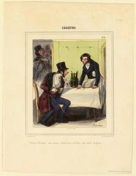 Paris Museums, Errors / n 5 / sorry sir, we forgot the wine of the Rhine [...] ( 写真素材
