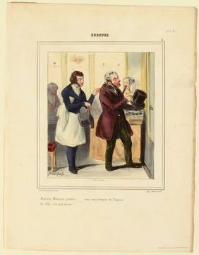 Paris Museums, Errors / N 6 / Sir, Sir, Forgiveness ... You are mistaken [...] ( Stockfoto's