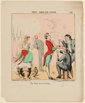 Paris Museums, An evening in the cellars. / (16) Foto stock