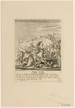 Paris Museums, Evening prayers  refuse to swear to be faithful to God to the law 스톡 사진