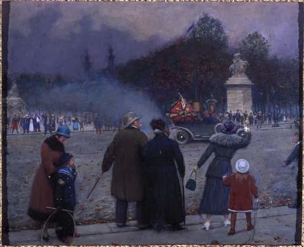 Paris Museums, German eutunder wearing invalids 스톡 사진