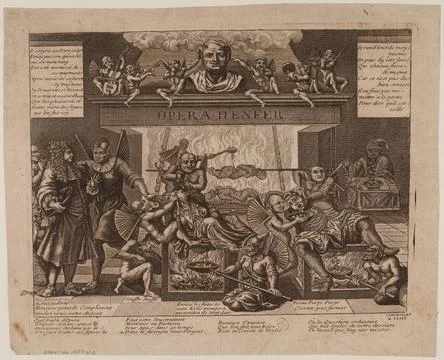 Paris Museums, Hell opera. Usuors 스톡 사진