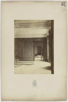 Paris Museums, HL of Ormesson (Mayenne), room on the 1st on the garden. Hotel d' Stock Photos