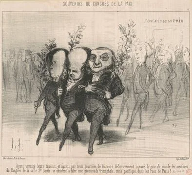 Paris Museums, Honore Daumier, Ayant termine leurs travaux , 19th century Stock Photos