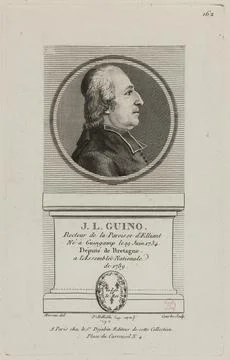 Paris Museums, J.L. Guino: Rector of the parish of Elliant, Member of Parliament Stock Photos