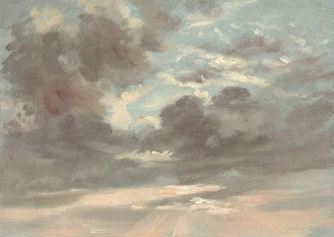 Paris Museums, John Constable, Cloud Study Stormy Sunset, 1821 1822 Foto stock