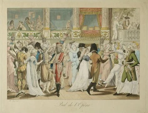 Paris Museums, Opera Bal Stock Photos