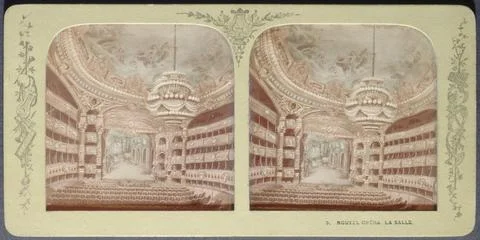 Paris Museums, The Paris Opera 스톡 사진