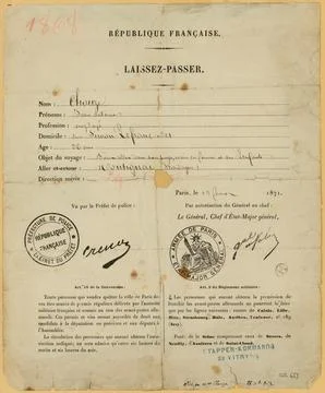 Paris Museums, Pass (IT) Foto stock