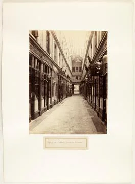 Paris Museums, Passage of the opera, barometer gallery, 9th arrondissement, Pari Stock-Fotos