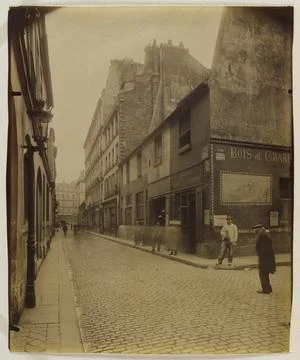 Paris Museums, Payenne Street Angle and Rue du Parc-Royal, 3rd arrondissement, P Stock Photos