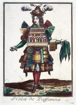 Paris Museums, Perfumer coat Foto stock