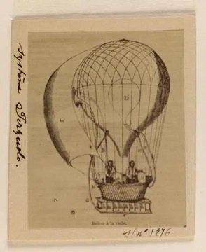Paris Museums, Photograph of a document: Project of terzuolo of sail ball, 1855. Foto stock