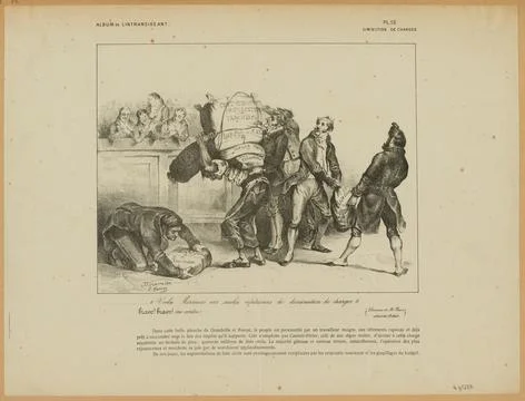 Paris Museums, PL.13 Decrease in charges. (IT) 写真素材