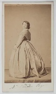 Paris Museums, Portrait of Adele Page (1820-1882), actress of theater between 18 Stock Photos