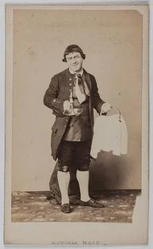 Paris Museums, Portrait of E. Nathan, actor and singer at the comic opera and th Foto stock