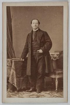 Paris Museums, Portrait of E. Nathan, actor and singer at the comic opera and th Foto stock