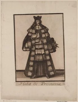 Paris Museums, Prosecutor's clothes Foto stock