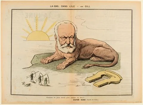 Paris museums, The Redhead Moon / Second Year - N 94 / Sunday 22 September 1878 스톡 사진